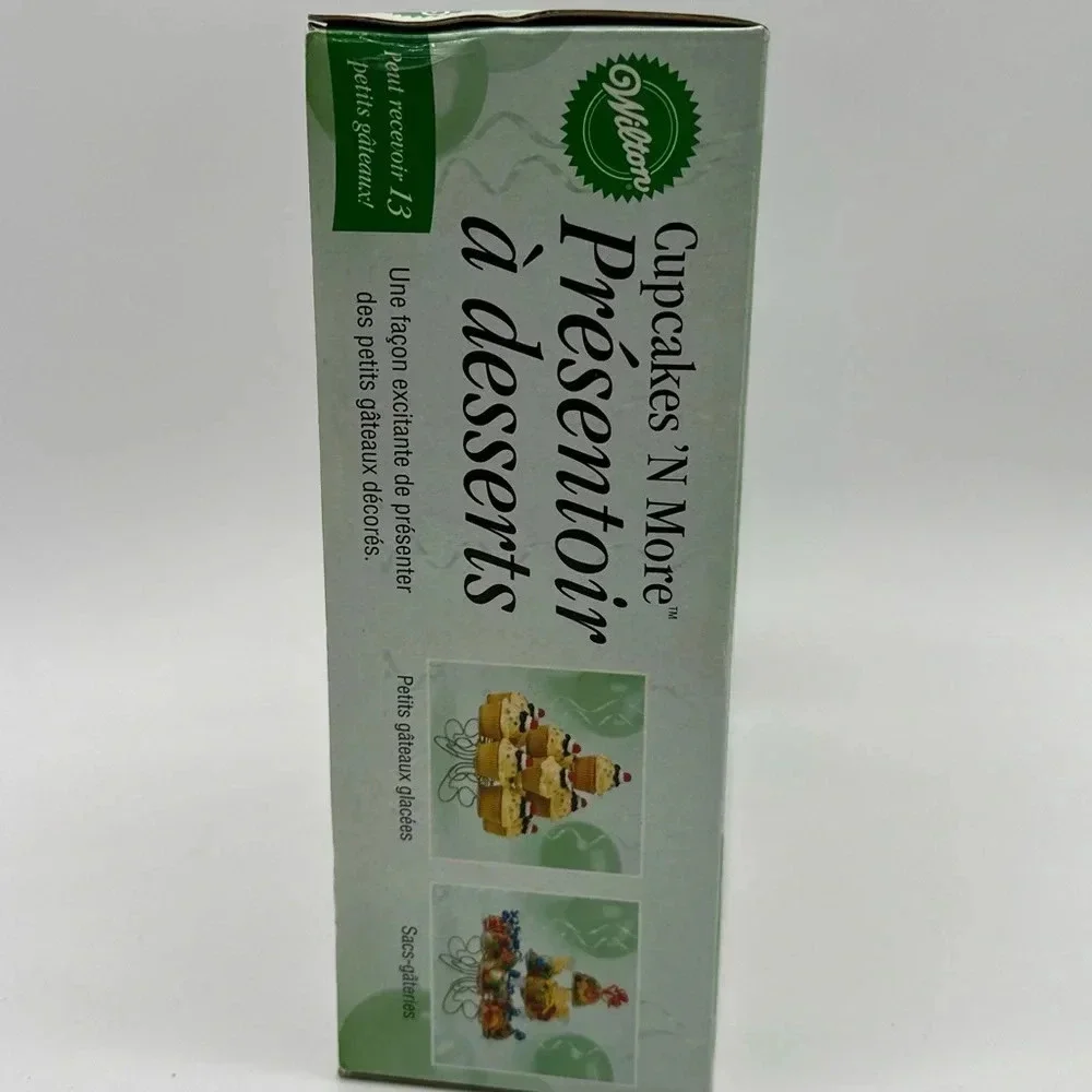 Wilton‎ Cupcakes N' More Metal Dessert Stand Party Display for 13 Cupcakes-NEW!